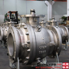 Stainless Steel CF8M Trunnion Mounted Ball Valve with ISO5211 Mounting Platform