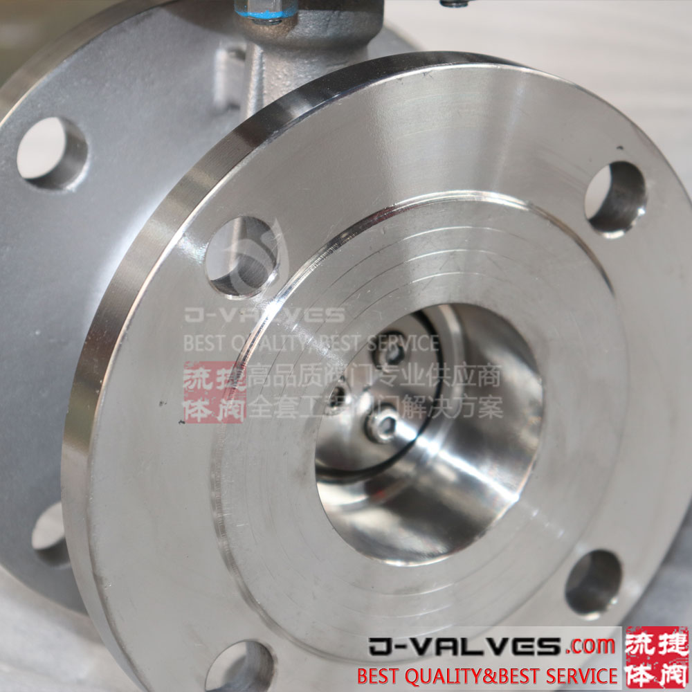 PN10 2-1/2inch Stainless Steel CF8 Flanged Connection Butterfly Valve