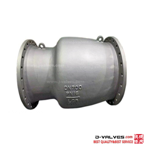 DN700 PN16 Carbon Steel LCB Flange Axial Flow Check Valve