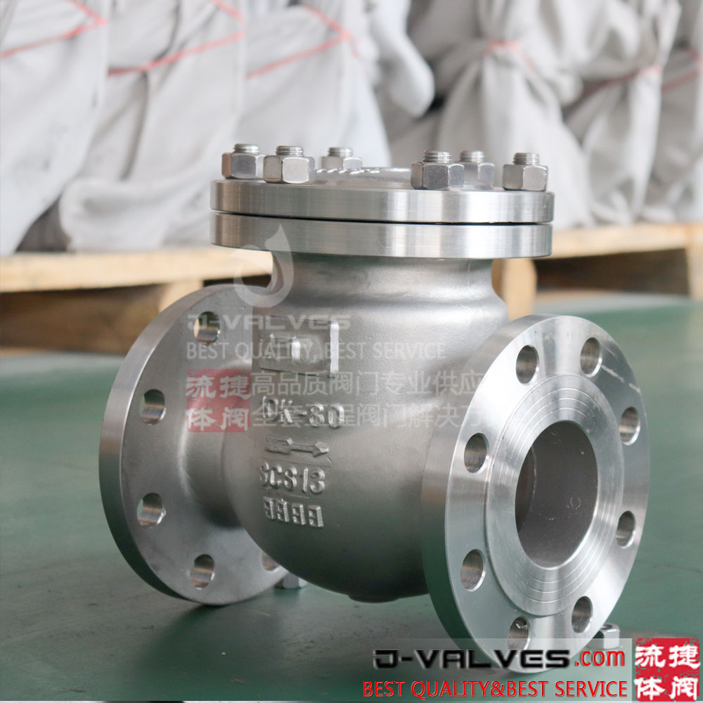 JIS 10K Stainless Steel Flanged Check Valve