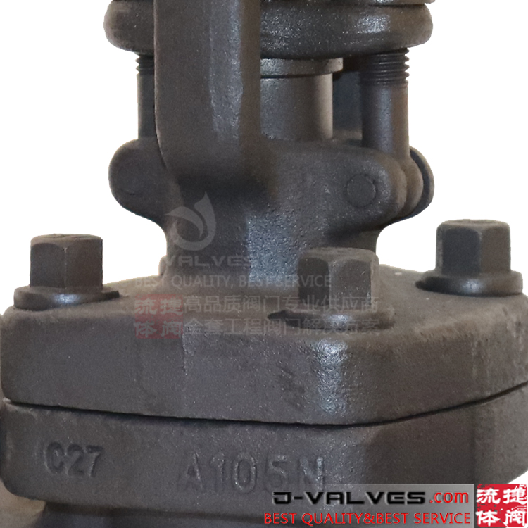 Manual Operated DIN PN40 Integral Forged A105N RF Flange Gate Valve