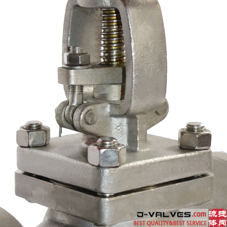 DIN DN50 PN16 A351 CF8 1.4308 stainless steel flange globe valve
