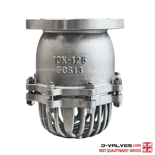 JIS 10K DN125 SCS13 Stainless Steel Foot Valves