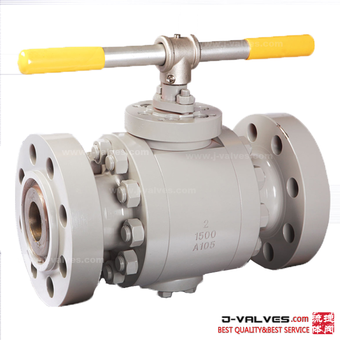 API6D 1500lb High Pressure Full Bore RTJ Flange Type Forged A105 Trunnion Mounted Ball Valves