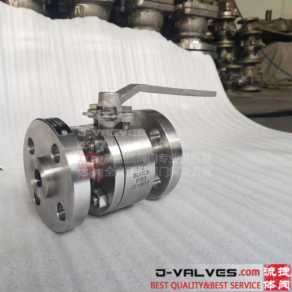 Forged ASTM A182 F53 Stainless Steel Floating Ball Valve