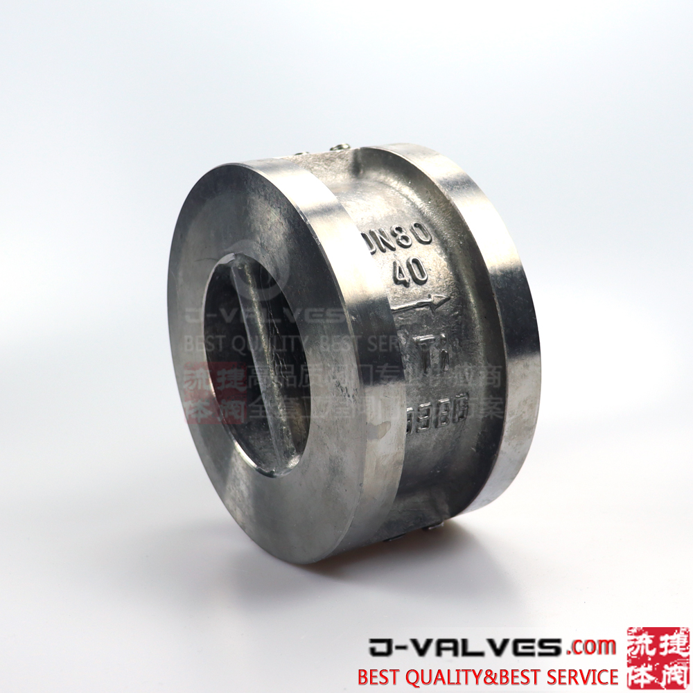 DIN Pn40 Titanium Alloy Dual Plate Wafer Check Valve