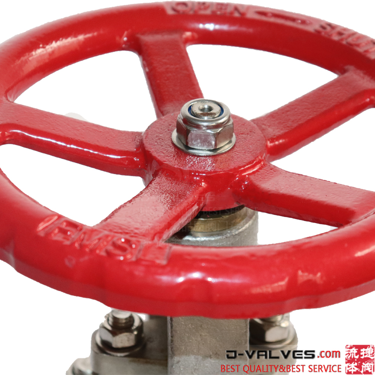 DIN DN50 PN16 A351 CF8 1.4308 stainless steel flange globe valve