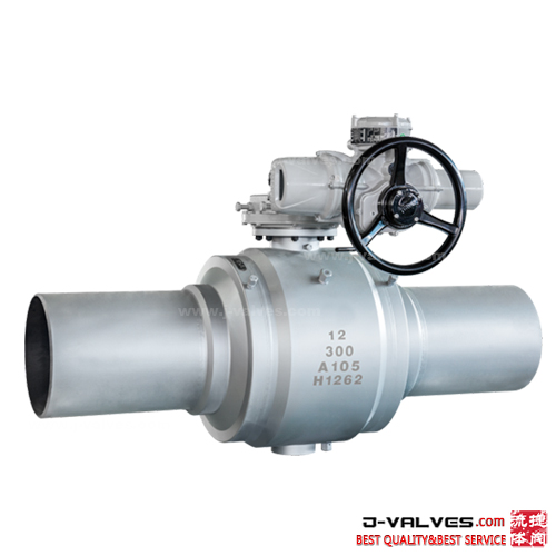 Electric Fully Welded Trunnion Ball Valve