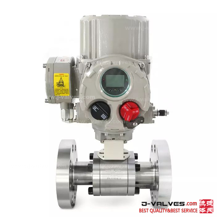 Explosion Proof Intelligent Adjustable Electric Forged Steel Flanged Ball Valve