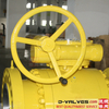 API 6D Cast Steel Flanged Trunnion Mounted Ball Valve