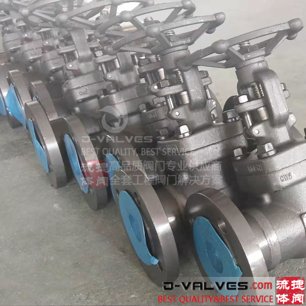 Forged Steel Gate Valve Bb, OS&amp;Y API602, Cl900#, Buttweld Ends, A105 Body