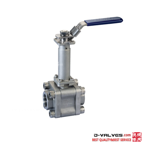 Low Temperature 2000psi 3PC Full Bore Floating Stainless Steel Thread Ball Valve