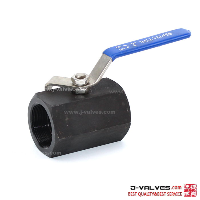 1PC Forged Steel A105 Hexagon Reduce Port Ball Valve