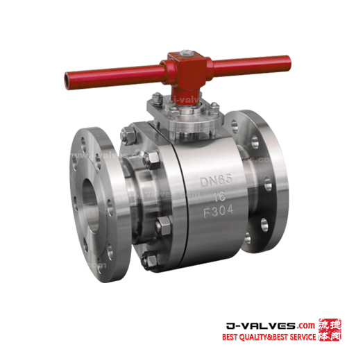 2PC Stainless Steel Full Port Forged Floating Type Flanged Ball Valve
