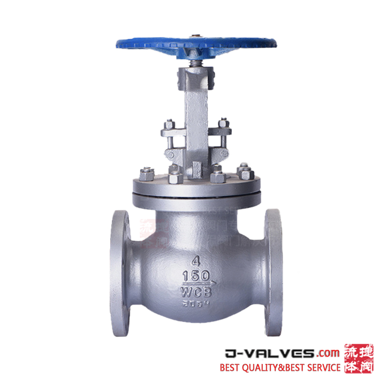 ASME 4inch 150lb A216 WCB carbon steel flange globe valve