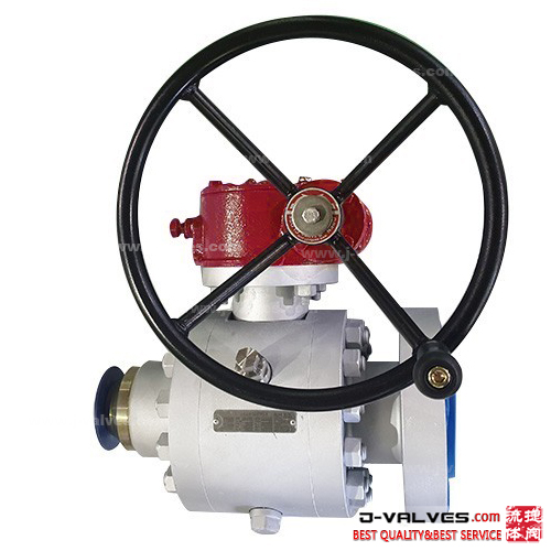 Forged Steel（BW X RF)one End Welded And One End Flanged Trunnion Ball Valve