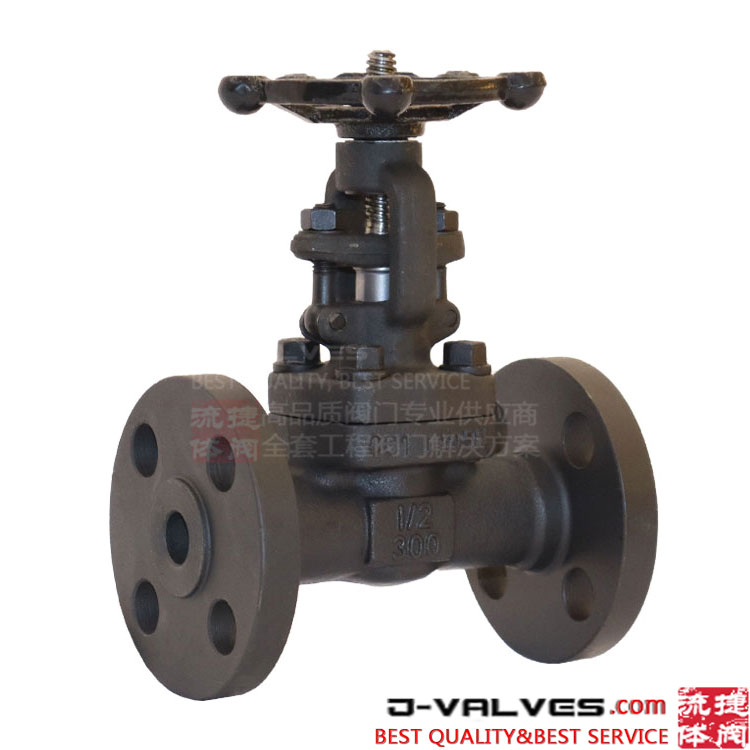 Industrial Forged A105 1-1/2inch 300LB RTJ Flange Gate Valve