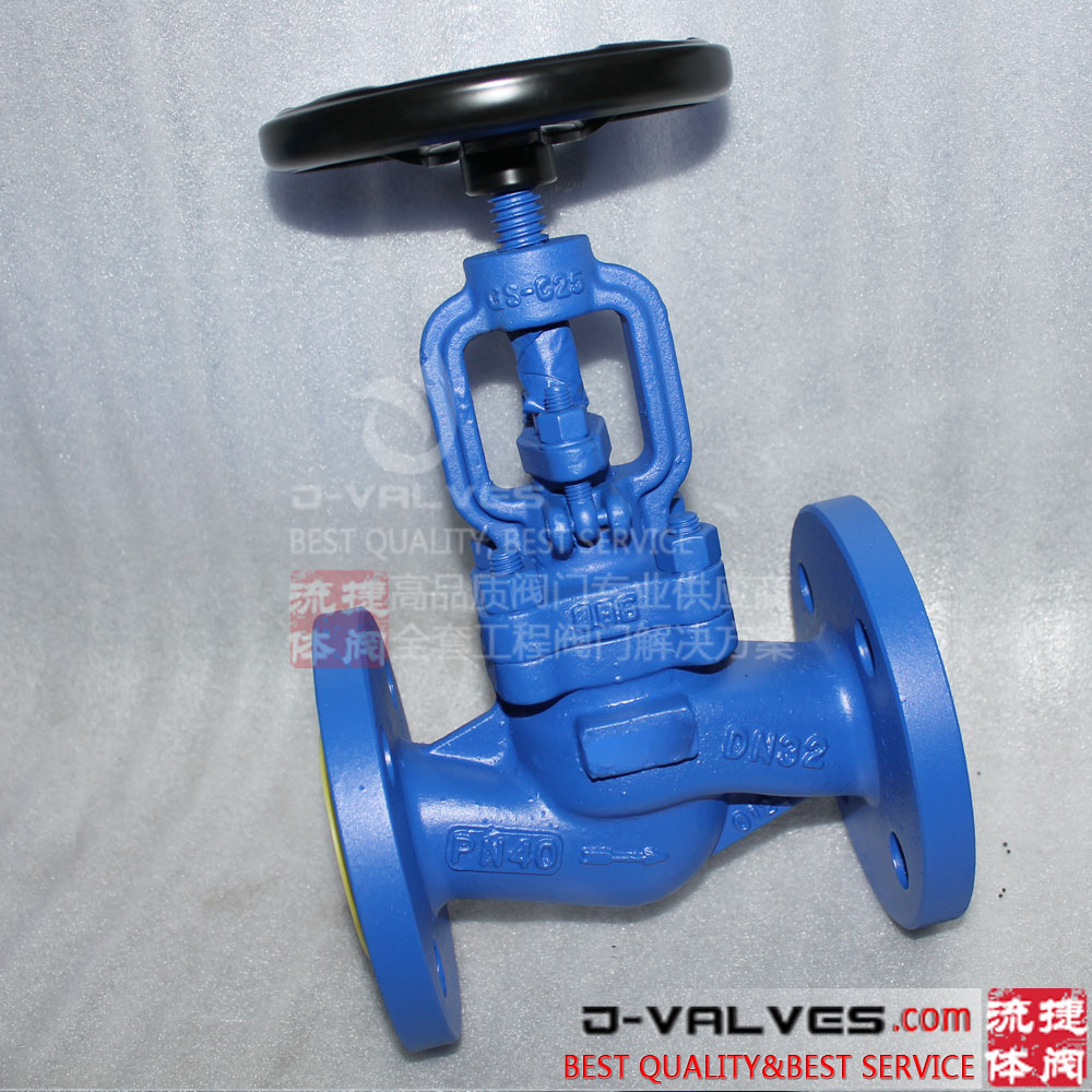 DIN Standard Industrial Cast Steel Flange Globe Valve